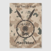 Desert Maccabee Shield and Spears (Voorkant)