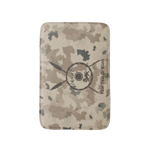 Desert Maccabee Shield and Spears Badmat (Voorkant Verticaal)