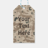 Desert Maccabee Shield and Spears Cadeaulabel (Achterkant)