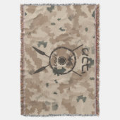 Desert Maccabee Shield and Spears Deken (Voorkant Verticaal)