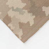 Desert Maccabee Shield and Spears Fleece Deken (Hoek)