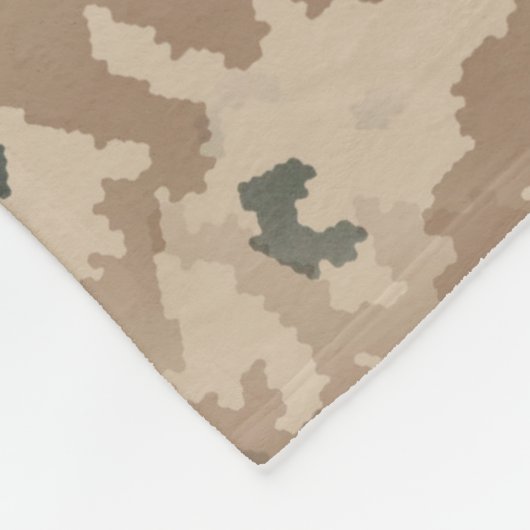 Desert Maccabee Shield and Spears Fleece Deken (Hoek)