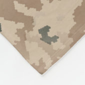 Desert Maccabee Shield and Spears Fleece Deken (Hoek)