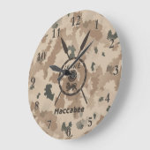 Desert Maccabee Shield and Spears Grote Klok (Hoek)