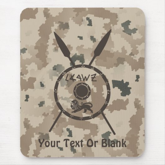 Desert Maccabee Shield and Spears Muismat (Voorkant)