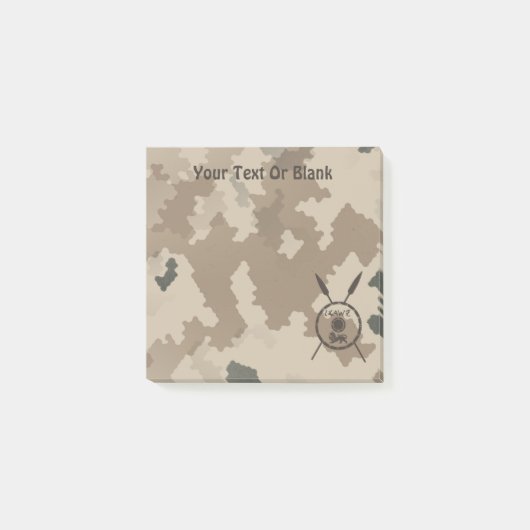 Desert Maccabee Shield and Spears Post-it® Notes (Voorkant)