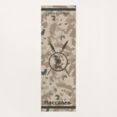 Desert Maccabee Shield and Spears Yogamat (Achterkant)