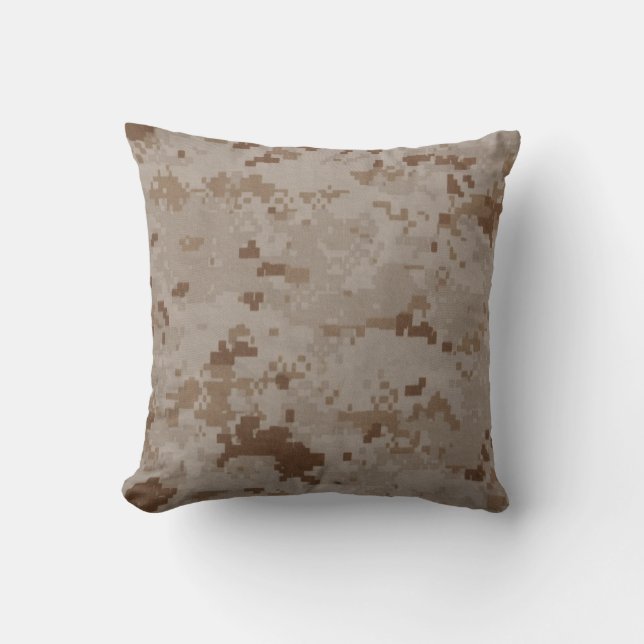 Desert MARPAT-Sierkussen 20 x 20 inch Kussen (Voorkant)