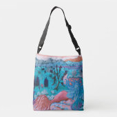 Desert Mermaid Crossbody Bag Crossbody Tas (Achterkant)