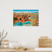 Desert Mermaid Poster (Keuken)