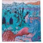 Desert Mermaid Shower Curtain Douchegordijn (Voorkant)