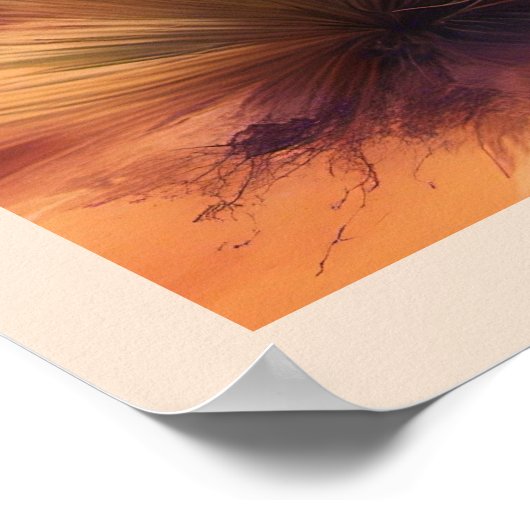 Desert Mesa Kleurrijke Monument Valley Butte Poster (Hoek)