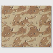 Desert Militair Camouflage Patroon Cadeaupapier (Vlak)