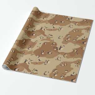 Desert Militair Camouflage Patroon Cadeaupapier