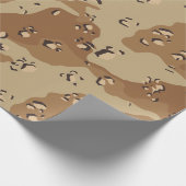 Desert Militair Camouflage Patroon Cadeaupapier (Hoek)