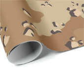 Desert Militair Camouflage Patroon Cadeaupapier (Rol Hoek)