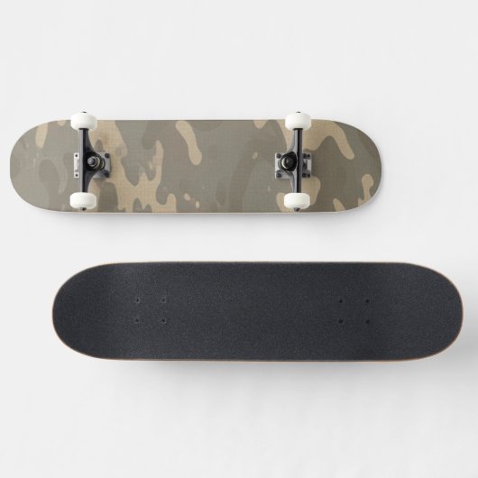 Desert Military Camouflage Pattern Persoonlijk Skateboard (Horizontaal)