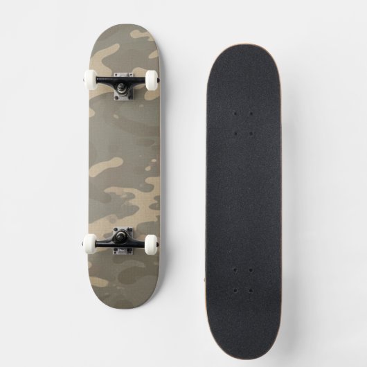 Desert Military Camouflage Pattern Persoonlijk Skateboard (Voorkant)