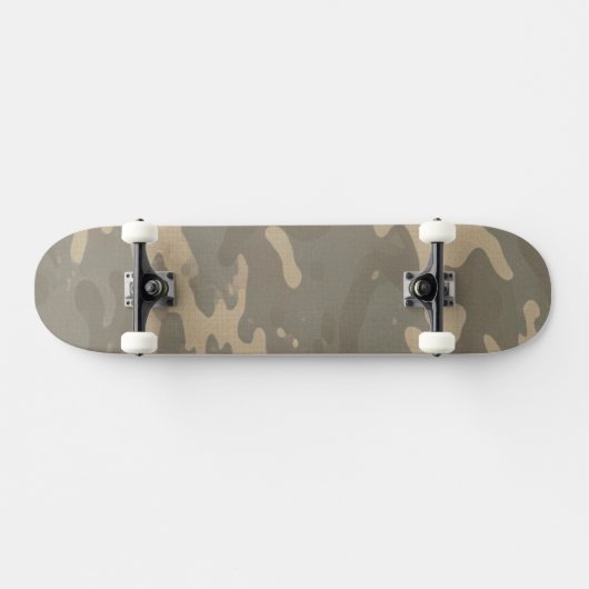 Desert Military Camouflage Pattern Persoonlijk Skateboard (Horizontaal)