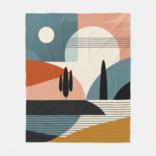 Desert Mirage Fleece Deken (Voorkant)