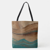 Desert Mirage Oasis Terracotta Tote Bag (Voorkant)