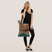Desert Mirage Oasis Terracotta Tote Bag (Op model)