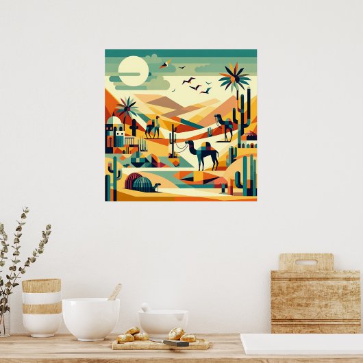 Desert Mirage Poster (Keuken)