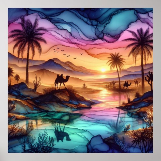 Desert Mirage Poster (Voorkant)