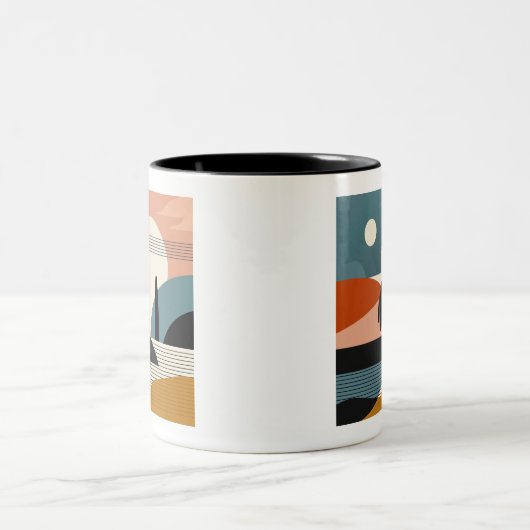 Desert Mirage Tweekleurige Koffiemok (Center)