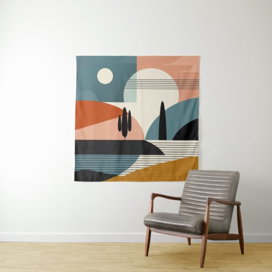 Desert Mirage Wandkleed (In situ)