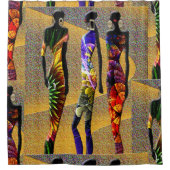 Desert Mode Divas Douchegordijn (Voorkant)