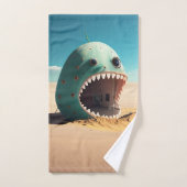 Desert monster house bad handdoek (Handdoek)