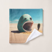 Desert monster house bad handdoek (Wasdoekje)