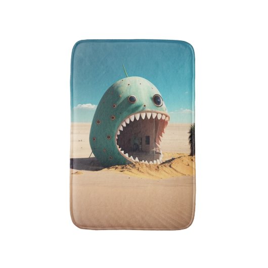 Desert monster house badmat (Voorkant Verticaal)