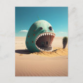 Desert monster house feestdagenkaart (Voorkant)