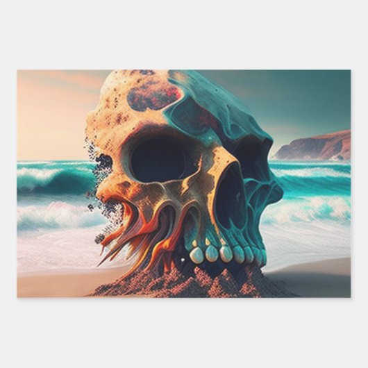 Desert monster house inpakpapier vel (Voorkant 3)