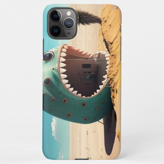 Desert monster house iPhone hoesje (Achterkant)