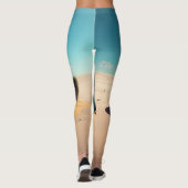 Desert monster house leggings (Achterkant)