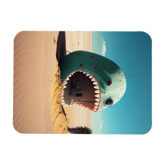Desert monster house magneet (Horizontaal)