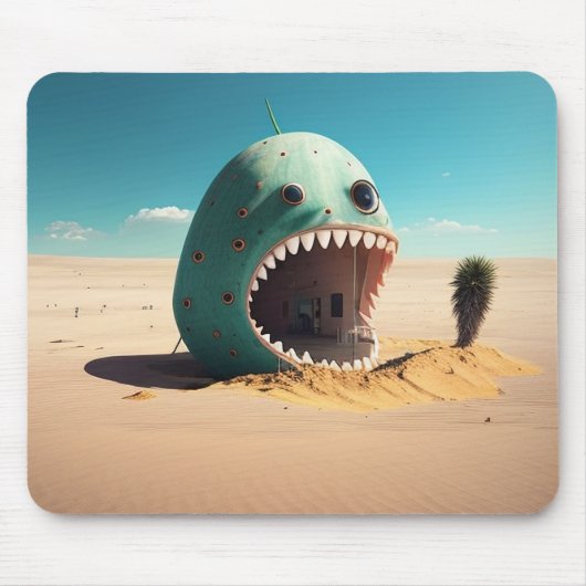 Desert monster house muismat (Voorkant)