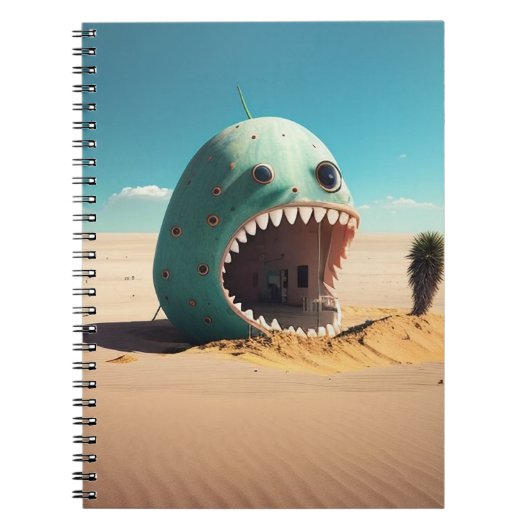 Desert monster house notitieboek (Voorkant)