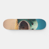 Desert monster house persoonlijk skateboard (Horizontaal)