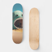 Desert monster house persoonlijk skateboard (Voorkant)