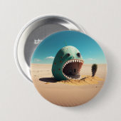 Desert monster house ronde button 7,6 cm (Voorkant /achterkant)
