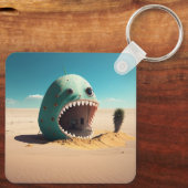 Desert monster house sleutelhanger (Achterkant)
