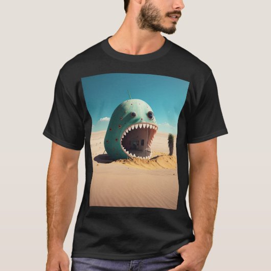 Desert monster house t-shirt (Voorkant)