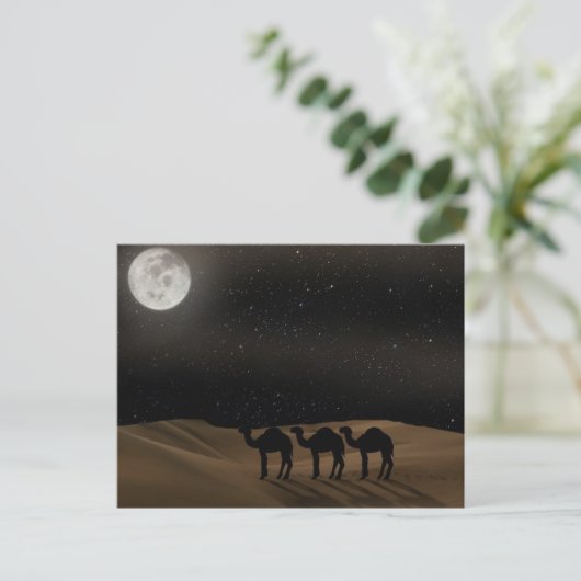 Desert Moon Briefkaart (Staand voorkant)