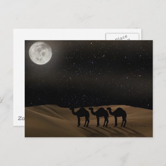 Desert Moon Briefkaart (Voorkant / Achterkant)