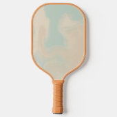 Desert Morning Sand Monogram Modern Gepersonalisee Pickleball Paddle (Achterkant)