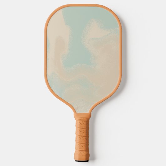 Desert Morning Sand Monogram Modern Gepersonalisee Pickleball Paddle (Achterkant)